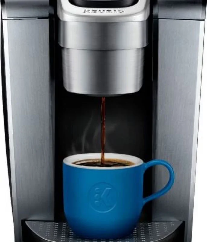 Keurig Single Serve K-Cup Pod Coffee Maker, Brushed Silver - K-Elite