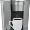 Keurig Single Serve K-Cup Pod Coffee Maker, Brushed Silver - K-Elite