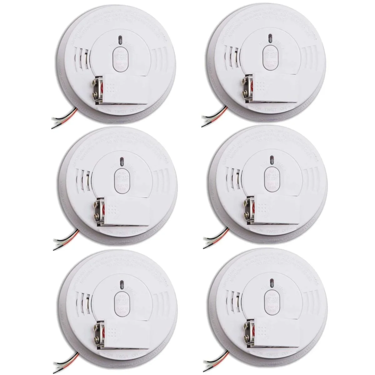 Kidde Hardwired Ionization Smoke Alarm With 9V Battery Backup - i12060