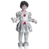 Kids Clown Costume Halloween, Classic Movies Character Fancy Dress Suit for Boys Girls Carnival Party 3-10 Years