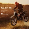 Kids Electric Dirt Bike 36V 350W, 15.5 MPH, Age 8-16, 175 lbs Max Load