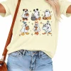 KimSoong Women Halloween Shirt Plaid Pumpkins Graphic Crew Neck Short Sleeve T-Shirts Tops