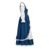 Kinrui Renaissance Costume Women Vintage Medieval Victorian Dress Tie Knot Corset Ren Faire Maid Fairy Cosplay Princess