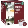 Kirkland Signature Organic Pacific Bold Dark Roast Coffee K-Cup Pods, 120-Count