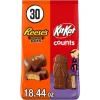 Kit Kat and Reese's Assorted Milk Chocolate, Halloween Candy Bag, 18.44 oz (30 Pieces)