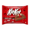 Kit Kat Milk Chocolate Wafer Snack Size, Halloween Candy Bag, 10.78 oz