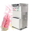 Kolice Commercial Soft Serve Ice Cream Machine, 5 Flavors, 3 x 7L Upper Tanks, 110V 60HZ, 2KW