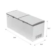 KoolMore Commercial Chest Freezer 77 in. 24 cu ft.