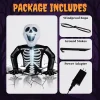 Ktaxon 6' Halloween Inflatables Skeleton Outdoor Halloween Decoration Emerging Large Skeleton