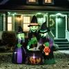 Ktaxon 6' Halloween Inflatables Skeleton Outdoor Halloween Decoration Emerging Large Skeleton