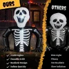 Ktaxon 6' Halloween Inflatables Skeleton Outdoor Halloween Decoration Emerging Large Skeleton