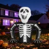Ktaxon 6' Halloween Inflatables Skeleton Outdoor Halloween Decoration Emerging Large Skeleton