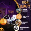 Ktaxon 7' Halloween Inflatables Skeleton Outdoor Halloween Decoration Reclining Skeleton with Pumpkin,Built-In LED Light