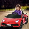 Lamborghini SVJ Kids Ride-On Electric Sports Car, 12V - SVJ
