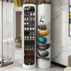 Large-Capacity Multi-Layer Rotating Disinfection Shoe Cabinet With Mirror And Deodorizer - Sizes 66-5 Or 77-6