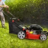 Self-Propelled Gas Push Lawn Mower, 141cc 4-Stroke Engine, 20 Inch Blade, 50L Grass Tank