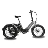 Lectric XP Trike Adult Folding 3-Wheel Electric Tricycle, Graphite, 500W, 20in x 4in Tires - XP Trike
