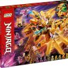 LEGO NINJAGO Lloyd's Golden Ultra Dragon Toy, 989 Pieces, 9 Minifigures - 71774