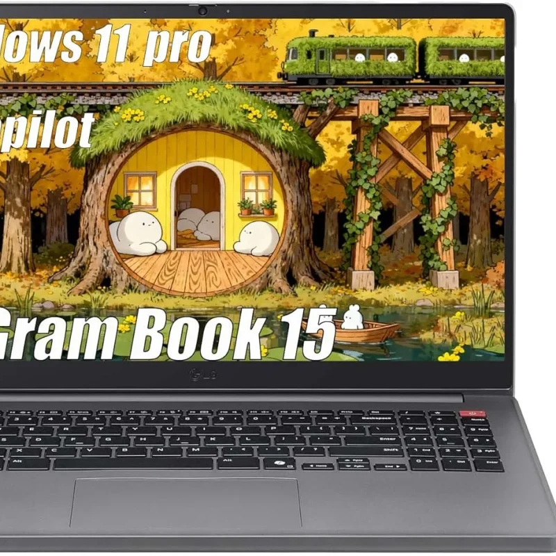 LG Gram Book 15 Business Laptop, 15.6-inch FHD IPS Display, 32GB RAM, 1TB SSD - Intel i5-1334U With Hub