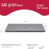 LG Gram Book 15 Business Laptop, 15.6-inch FHD IPS Display, 32GB RAM, 1TB SSD - Intel i5-1334U With Hub