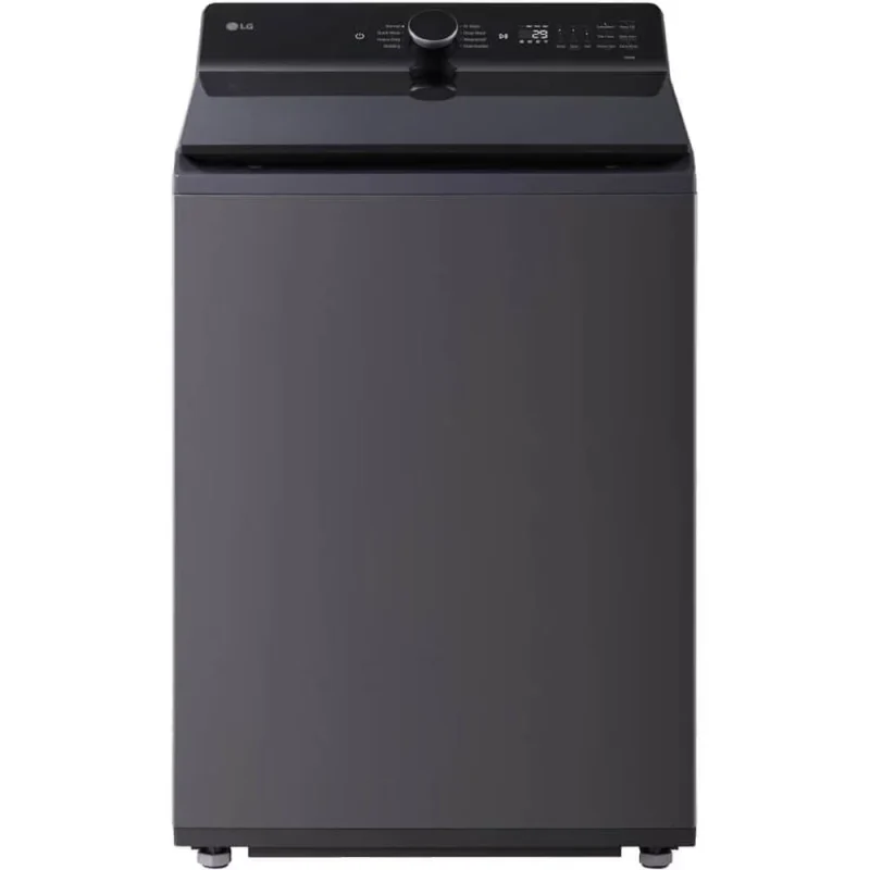 LG Top Load Washer, 5.5 Cu. Ft., Matte Black - WT8400CB