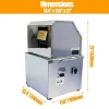 LGXEnzhuo Electric Sugar Cane Press Juicer Machine, 110V 800W Stainless Steel, 3 Rollers