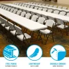 Lifetime Folding Table And Chair Set, 12 8-Foot Tables And 96 Chairs - Pack Of 108