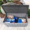 Lifetime Outdoor Storage Deck Box 568 Litre Grey Plastic - 60384U