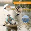 Lifetime Fishing Kayak 10ft 2-Pack With Paddles, UV-Protected HDPE, Tan - Tamarack Angler 100