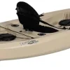 Lifetime Fishing Kayak 10ft 2-Pack With Paddles, UV-Protected HDPE, Tan - Tamarack Angler 100