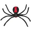 Light-Up Animated Dropping Tinsel Spider Decoration, Black and Red, 2', Halloween by Way To Celebrate