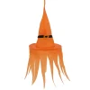 Light-Up Hanging Witch Hat Decorations, Orange and Purple, 6", 3 Count, Halloween by Way To Celebrate