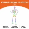 Light-Up LED Poseable Skeleton, Multicolor, 5', Halloween by Way To Celebrate