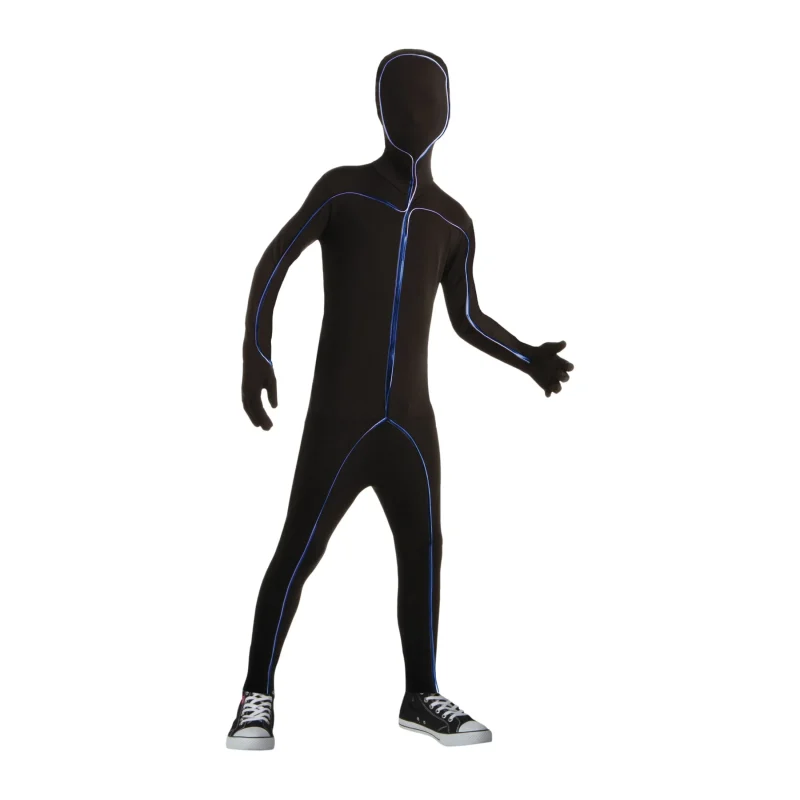 Light Up Stick Figure Halloween Costume for Children, Boys Size X-Large (14/16), by Way to Celebrate