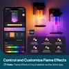 Linkind Smart Light Stick, Flame, Color and White Smart Light Bulb, 800lm, Works with AiDot, Alexa, Apple Home, Google H
