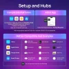 Linkind Smart Light Stick, Flame, Color and White Smart Light Bulb, 800lm, Works with AiDot, Alexa, Apple Home, Google H