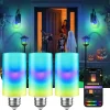 Linkind Smart Light Stick, Flame, Color and White Smart Light Bulb, 800lm, Works with AiDot, Alexa, Apple Home, Google H