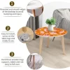 LNSETGC Small Coffee Nesting Tables With Colorful Embroidery Border