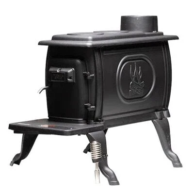 Logwood Cast Iron Wood Stove, 900 Sq. Ft., EPA Exempt - 1269E