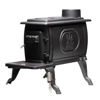 Logwood Cast Iron Wood Stove, 900 Sq. Ft., 54,000 BTUs