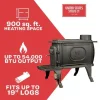 Logwood Cast Iron Wood Stove, 900 Sq. Ft., 54,000 BTUs
