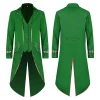 Men LYXSSBYX Mens Jackets Fall Fashion Halloween Men's Costume Men's Mid Length Retro Tuxedo Costume