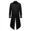 Men LYXSSBYX Mens Jackets Fall Fashion Halloween Men's Costume Men's Mid Length Retro Tuxedo Costume