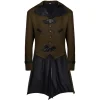 Men LYXSSBYX Mens Jackets Fall Fashion Halloween Men's Costume Men's Mid Length Retro Tuxedo Costume