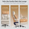 OKUP M80 Dual Motor Executive Office Chair With Footrest, 420lbs, Beige