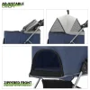 Magshion Foldable Pet Stroller, 4 Wheel, Navy Blue, 33 lbs Capacity