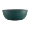 Mainstays 38 Ounce Round Plastic Etched Haunted House Bowl, Teal