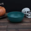 Mainstays 38 Ounce Round Plastic Etched Haunted House Bowl, Teal