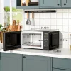 Mainstays Countertop Microwave Oven, 1.1 Cu Ft, 1000 Watts, Black - MS54100112162