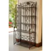 Mandalay 5-Tier Iron Baker's Rack - 67 Inches High x 31 Inches Wide x 16 Inches Deep